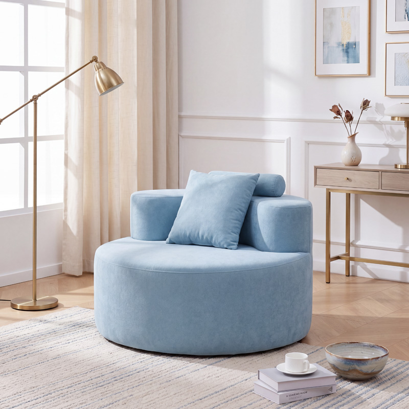 Chaise longue extra-large et profonde de 46 pouces